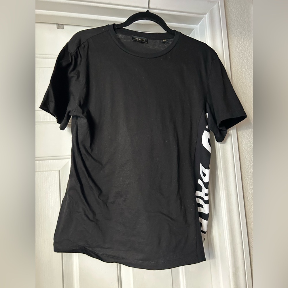 Ted Baker cotton black tee with logo on the side